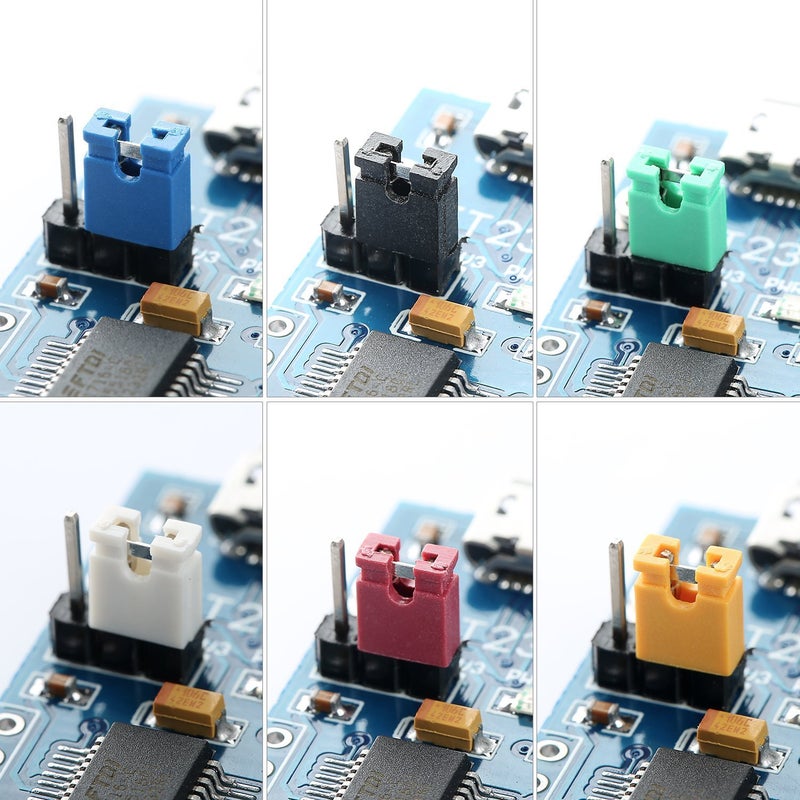 CQRobot 600 Pieces Standard Computer Jumper Caps Header Pin Shunt Short Circuit 2P Connector Open Top 2.54mm. Suitable for Arduino Raspberry Pi PCB PC DVD HDD Motherboard Shorting and Other Items. - Image 5